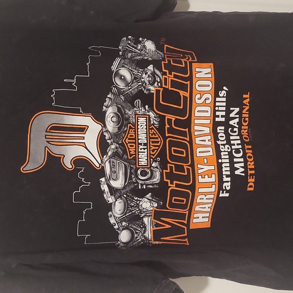 Harley Davidson short sleeve men's tee size large - Picture 2 of 6